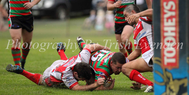 2012 ACTION PHOTOS FROM SPORTS PHOTOGRAPHER TRISH EVENDEN West v South - Harker Oval - Peter Mannion - OUCH!!	